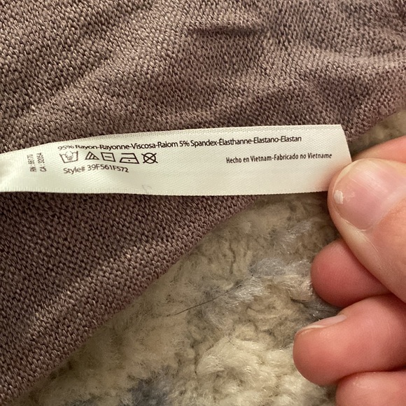 Brown and orange trim intimately Free People top size small - Picture 5 of 5